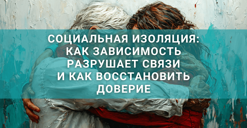 Социальная изоляция: как зависимость разрушает связи и как восстановить доверие Социальная изоляция: как зависимость разрушает связи и как восстановить доверие